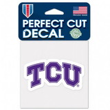 TCU Horned Frogs Decal 4x4 Perfect Cut Color