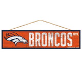 Denver Broncos Sign 4x17 Wood Avenue Design