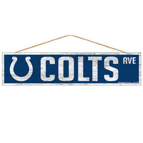 Indianapolis Colts Sign 4x17 Wood Avenue Design