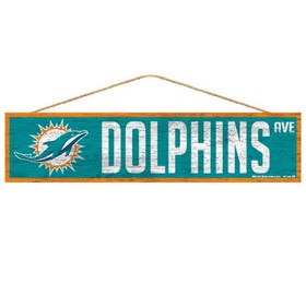 Miami Dolphins Sign 4x17 Wood Avenue Design