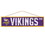 Minnesota Vikings Sign 4x17 Wood Avenue Design