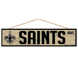 New Orleans Saints Sign 4x17 Wood Avenue Design