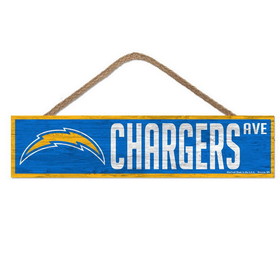 Los Angeles Chargers Sign 4x17 Wood Avenue Design