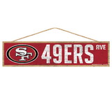 San Francisco 49ers Sign 4x17 Wood Avenue Design