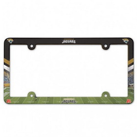 Jacksonville Jaguars License Plate Frame Plastic Full Color Style