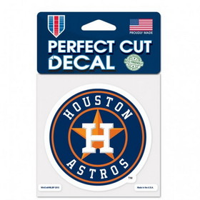 Houston Astros Decal 4x4 Perfect Cut Color
