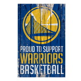 Golden State Warriors Sign 11x17 Wood Proud to Support Design