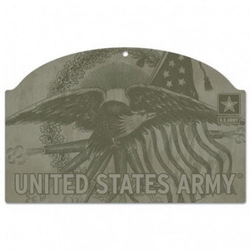 US Army Eagle 11x17 Wood Sign