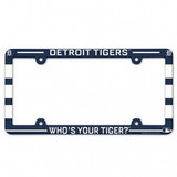 Detroit Tigers License Plate Frame Plastic Full Color Style