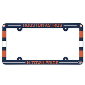 Houston Astros License Plate Frame - Full Color
