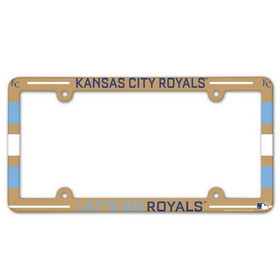 Kansas City Royals License Plate Frame - Full Color