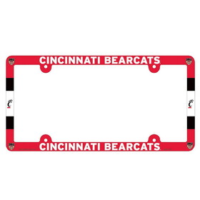 Wincraft Cincinnati Bearcats License Plate Frame Plastic Full Color Style