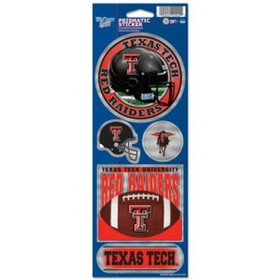 Texas Tech Red Raiders Stickers Prismatic
