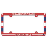 Philadelphia Phillies License Plate Frame Plastic Full Color Style