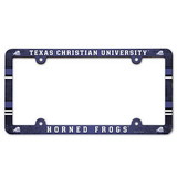 TCU Horned Frogs License Plate Frame - Full Color