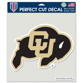 Colorado Buffaloes Decal 8x8 Perfect Cut Color