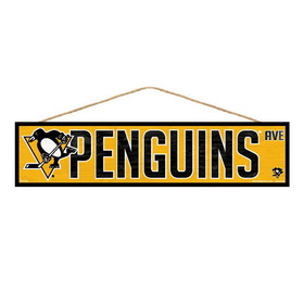 Pittsburgh Penguins Sign 4x17 Wood Avenue Design