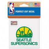 Seattle Sonics Decal 4x4 Perfect Cut Color