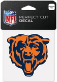 Chicago Bears Decal 4x4 Perfect Cut Color Bear