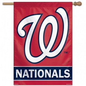Washington Nationals Banner 28x40 Vertical