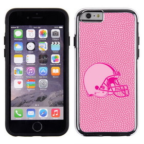 Cleveland Browns Phone Case Pink Football Pebble Grain Feel iPhone 6 Case CO