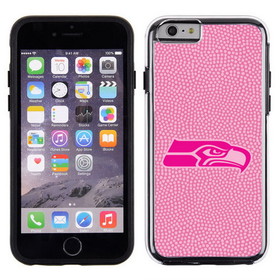 Seattle Seahawks Phone Case Pink Football Pebble Grain Feel iPhone 6 CO