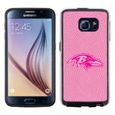 Baltimore Ravens Pink NFL Football Pebble Grain Feel Samsung Galaxy S6 Case