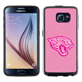 Jacksonville Jaguars Phone Case Pink Football Pebble Grain Feel Samsung Galaxy S6 CO