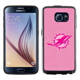 Miami Dolphins Pink NFL Football Pebble Grain Feel Samsung Galaxy S6 Case -