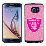 Las Vegas Raiders Phone Case Pink Football Pebble Grain Feel Samsung Galaxy S6 CO