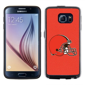 Cleveland Browns Phone Case Team Color Football Pebble Grain Feel Samsung Galaxy S6 CO