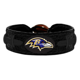 Baltimore Ravens Bracelet Team Color Tonal Black Football CO