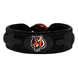 Cincinnati Bengals Bracelet Team Color Tonal Black Football CO