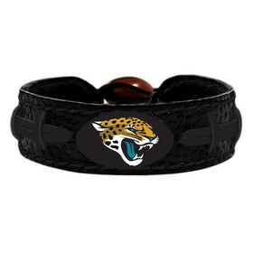 Jacksonville Jaguars Bracelet Team Color Tonal Black Football CO