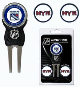 New York Rangers Golf Divot Tool with 3 Markers