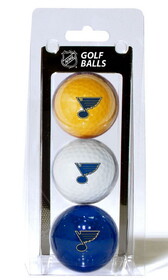 St. Louis Blues 3 Pack of Golf Balls