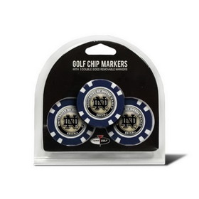 Notre Dame Fighting Irish Golf Chip with Marker 3 Pack
