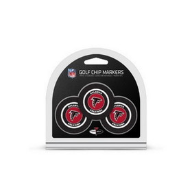 Atlanta Falcons Golf Chip with Marker 3 Pack