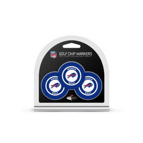Buffalo Bills Golf Chip with Marker 3 Pack