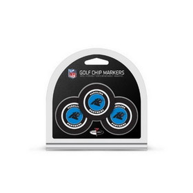 Carolina Panthers Golf Chip with Marker 3 Pack