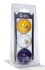 Minnesota Vikings Golf Balls 3 Pack