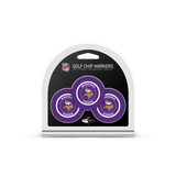 Minnesota Vikings Golf Chip with Marker 3 Pack