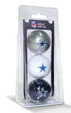 Dallas Cowboys 3 Pack of Golf Balls
