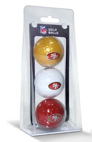San Francisco 49ers 3 Pack of Golf Balls