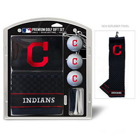 Cleveland Indians Golf Gift Set with Embroidered Towel