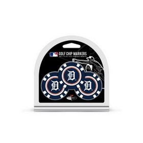 Detroit Tigers Golf Chip with Marker 3 Pack