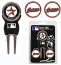 Houston Astros Golf Divot Tool with 3 Markers