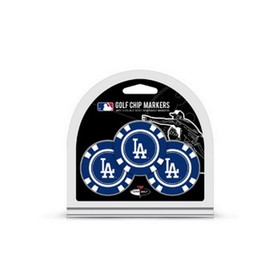 Los Angeles Dodgers Golf Chip with Marker 3 Pack