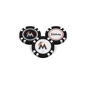 Miami Marlins Golf Chip with Marker