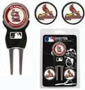 St. Louis Cardinals Golf Divot Tool with 3 Markers